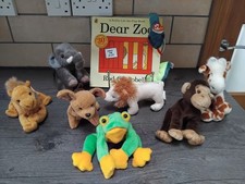 EYS Story Sack Resource Dear Zoo Paperback Book 8 Quality Soft Toys New Sack 
