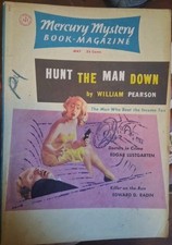 Mercury Mystery Book-magazine May 1956 Hunt The Man Down William Pearson Mercury Mystery Book-magazine May 1956 Hunt The Man Down William Pearson