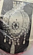 HUGE LeeWards Dexter's Red CHRISTMAS BALL Draped Tassel Sequin Bead Ornament Kit