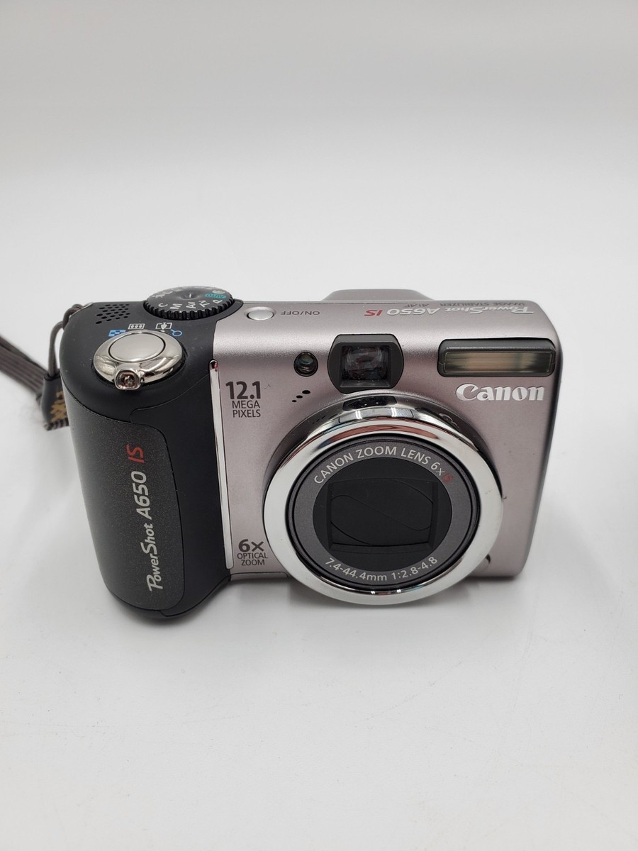 Canon PowerShot A650 IS 12.1MP Digital Camera 6x Optical Zoom W