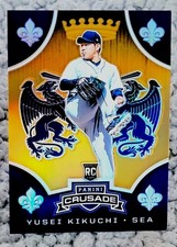 2019 Panini Chronicles Crusade Yusea Kikuchi #6 Neon Orange Prizm /17 RC Rookie.