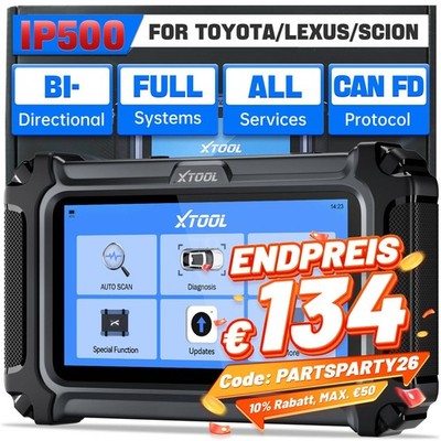 XTOOL IP500 Für Toyota Lexus Scion OBD2 Diagnosegerät ALLE SYSTEM ECU Codierung