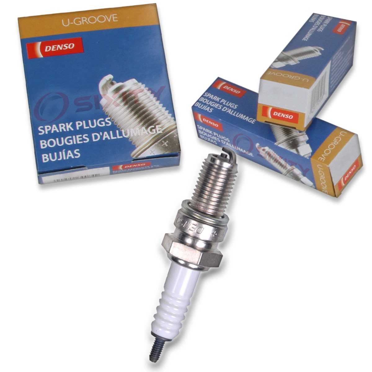 1 pc Denso Standard U-Groove Spark Plug for Yamaha YFM350 Grizzly IRS 4x4 zk