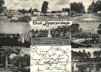 Bad Lippspringe Kursaal Lippe-Quelle Thermalbad Kaiser-
