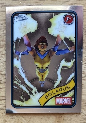 2025 Topps Chrome Marvel Base #8 Solarus 1st Appearance 