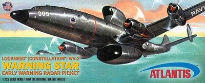Atlantis 279 Lockheed Constellation WV-2 Warning Star Radar plastic model 1/128