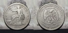 1875-S Trade Silver Dollar $1 Scratches/Cleaned