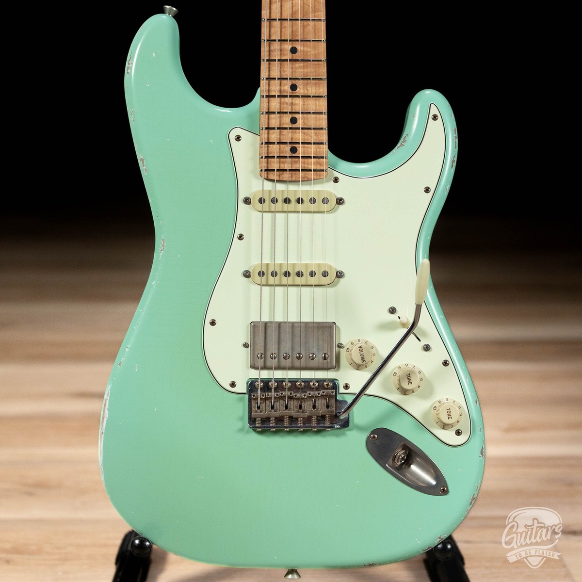 Xotic XSC-2 Swamp Ash HSS S-Style w/ Roasted Flame Maple Neck