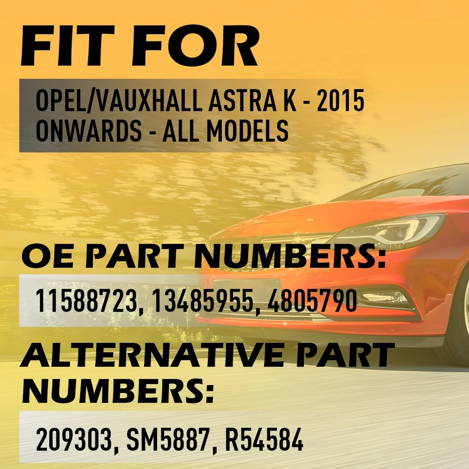 13485955 For Vauxhall Astra K 2015- L/R Rear Shock Top Mount Bracket+Dust Cover - Image 2 of 4