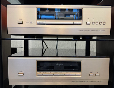 Accuphase DP-950+DC-950 PRECISION SA-CD TRANSPORT &DAC AC230V USED