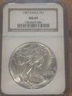 1987 1 oz Silver American Eagle (Brilliant Uncirculated)