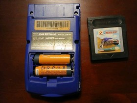 Nintendo Game Boy Color Grape Console - Includes International Rally Game.