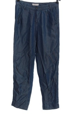 STEFANEL Stoffhose Damen Hose Gr. DE 34 blau Casual-Look