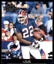 2002 Playoff Prestige Nate Clements #18 Buffalo Bills
