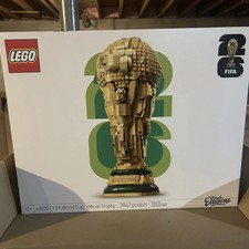 LEGO Editions FIFA World Cup Official Trophy Building Set IN HAND Brand New