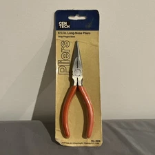 Vintage Cen-Tech, Korea Needle Nose Pliers, with cutter 6 1/2” Drop Forged Steel