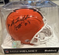 Joe Delamielleure Cleveland Browns Signed Mini Helmet