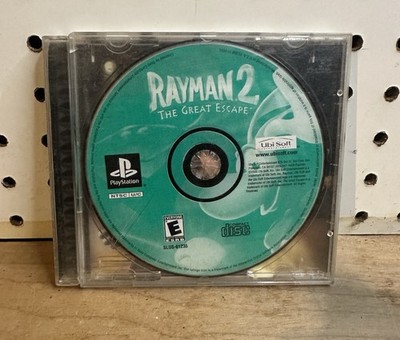 RAYMAN 2 THE GREAT ESCAPE (Sony PlayStation 1, PS1) Disc & Case Tested Works