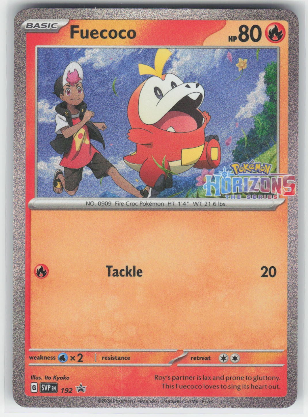 Fuecoco #192 SVP Scarlet & Violet Promo Holo Rare Pokemon TCG English Card