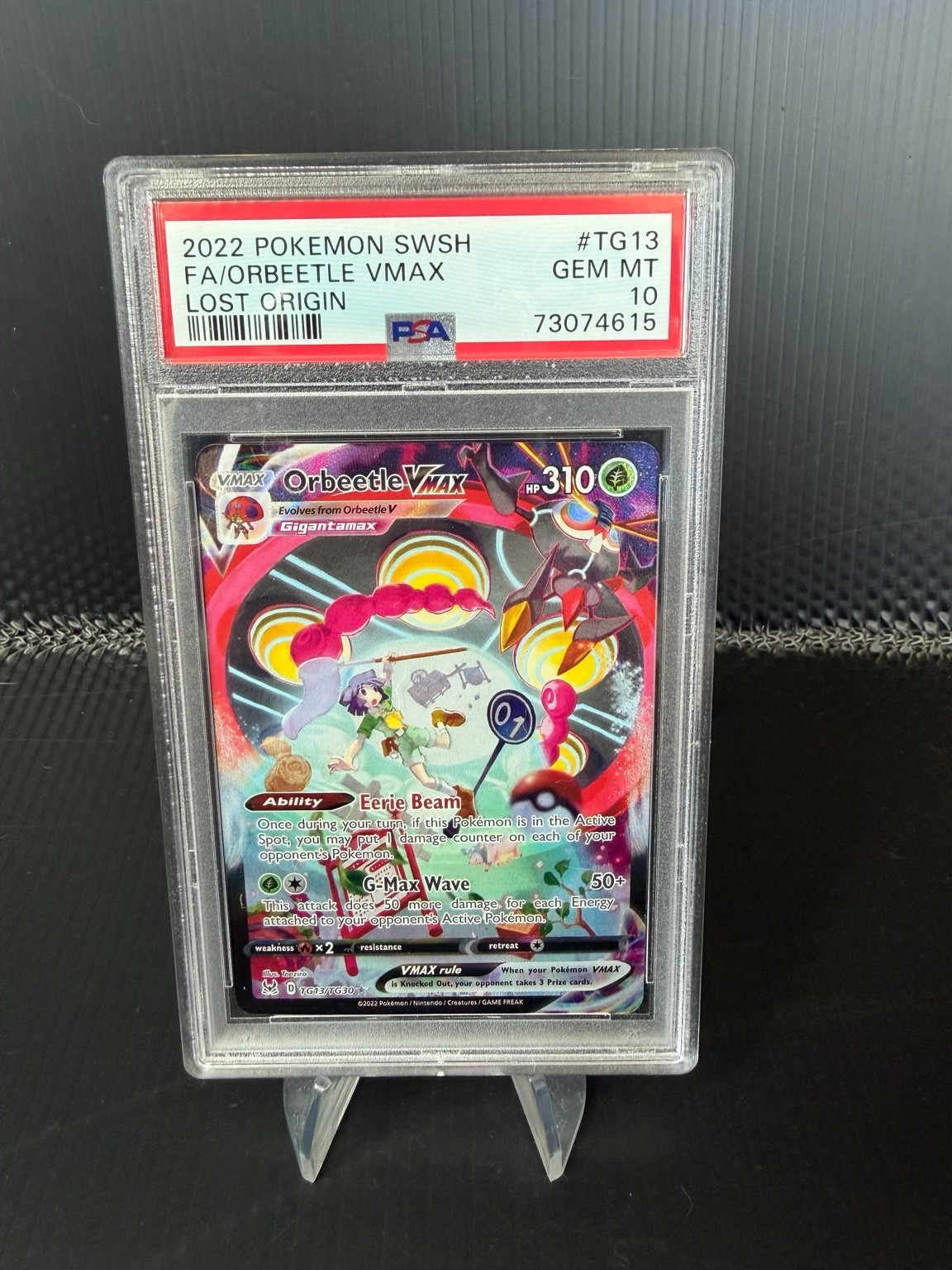 Pokemon Orbeetle VMAX TG13/TG30 Trainer Gallery PSA 10 GEM MINT Lost Origin