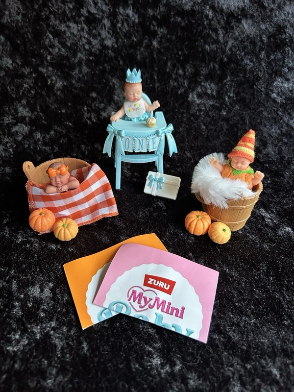 Zuru 5 Surprise My Mini Baby🍼Pumpkin 🎃 Patch & Birthday🧁 Series