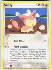 Skitty 41/100 Uncommon Crystal Guardians Pokemon on eBay