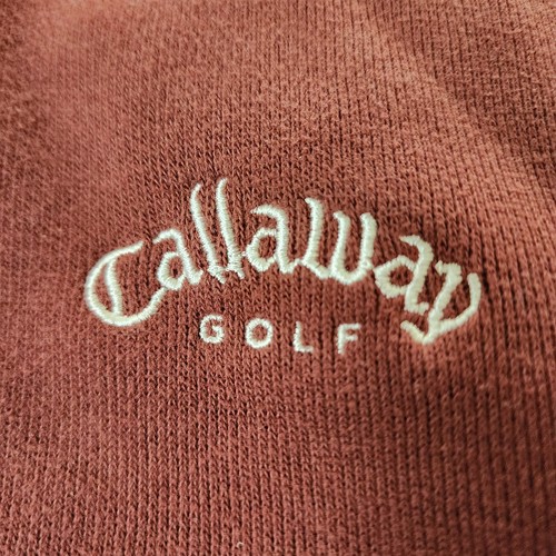 Callaway Golf Sport Sweatshirt Men's XL Rust Brown Classic Casual Crewneck Logo