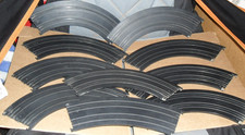 Lot of Aurora AFX HO Slot Car Racecar Track 9" 2519 2533 Radius Curve Section