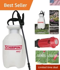 Translucent 1-Gallon Foaming Sprayer with Adjustable Nozzles for Precise Control