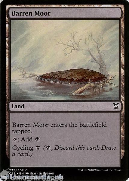 Barren Moor :: Commander 2018 :: C18-235 Common Mint MTG Card