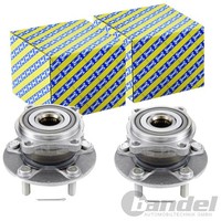 2X SNR RADLAGER-SATZ Hinten Passend FÜR CitroËN C-CROSSER C4 Mitsubishi Lancer