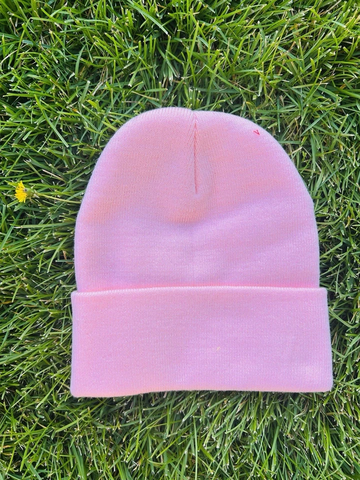 Gorro Supreme multicolorido rosa tamanho único logotipo bordado 100% algodão bom - Imagem 2 de 4