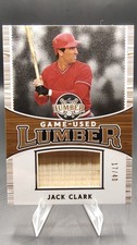 2024 Leaf Lumber - Game Used Lumber Relics Jack Clark #GUL-41 Bronze /40 (MEM)
