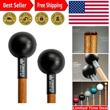 Timber Drum Co. 15.25” Soft Rubber Mallets - Birch Handles, Sold in Pairs
