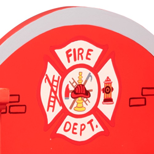 Fantasy Fields Little Fire Fighters Bookshelf with Drawer, Red - 第 5/12 張圖片