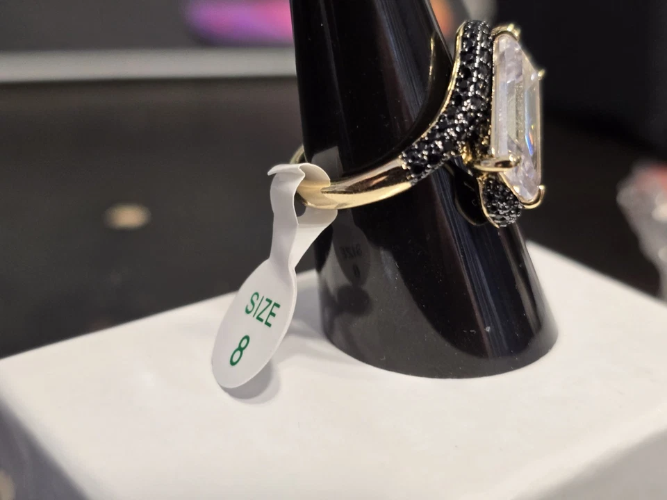 Bomb Party UNTAMED TALLA 8 envuelto para chapado en oro y hematita Danger circonita cúbica Foto 2 de 4