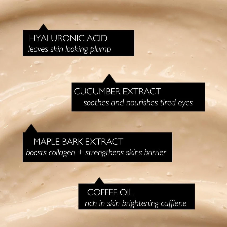 UpCircle Eye Cream With Coffee And Hyaluronic Acid 15ml - For Dark Circles,... - Image 4 of 4