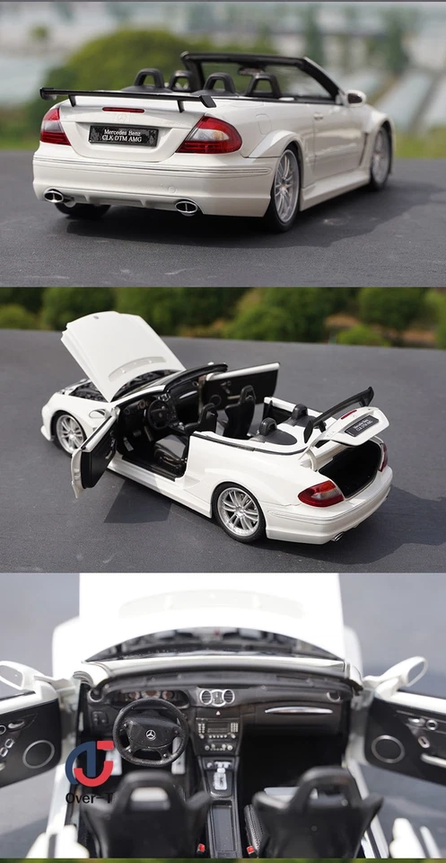 Modelo de coche convertible de aleación KYOSHO 1:18 Mercedes Benz CLK DTM AMG Cabriolet Foto 3 de 4