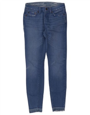 VINEYARD VINES Damen Distressed Skinny Jeans US 2 XS W25 L28 Blau Baumwolle BW10