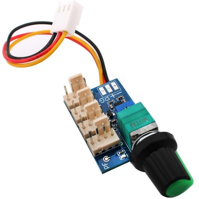 1Pack PWM Fan Speed Controller 3 Pin Ports DC 0-12V 4 Draht 4P PC CPU 4 Kanäle