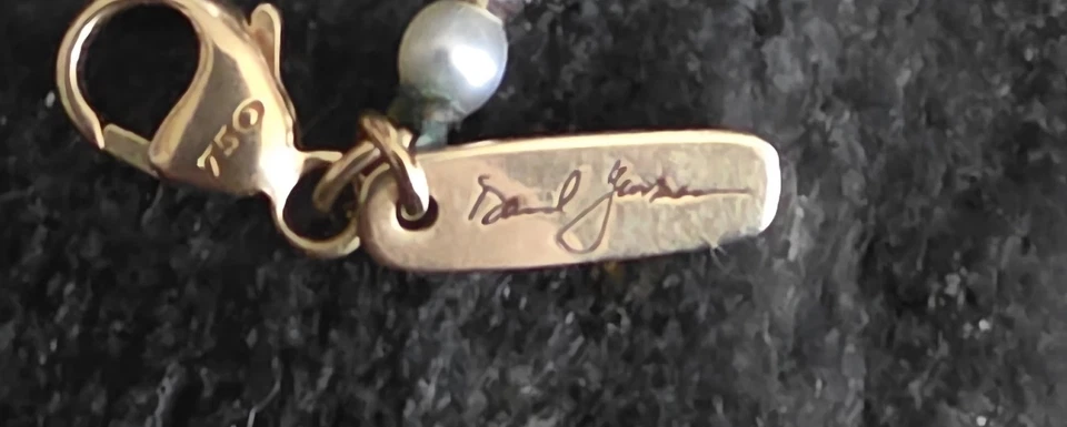 David Yurman , 16" , 18k Neklace With original Bag. - Image 4 of 4