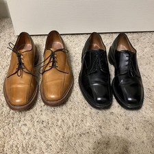 ALLEN EDMONDS Hillcrest Dress Shoes (2 Pair) Black & Brown - Sz 10 B Made in USA