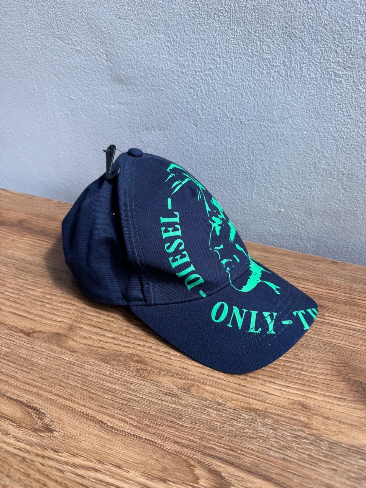 Diesel Big Logo Baseball Hat Cap Hats Y2K Men One Size Blue Japanesse Style 90s