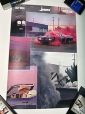 RARE Lady Gaga Joanne 24x36 poster litho Tour poster Mayhem FAME Monster LGBTQ