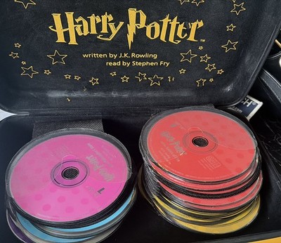 Harry Potter Audio Books CD 1-5 Stephen Fry Steel Tin Case Edition Complete Set