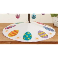 Herrschners® Egg Hunt Mini Tree Skirt Felt & Sequin Kit
