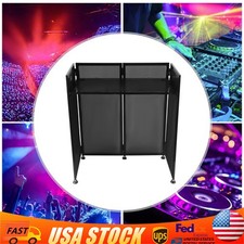 DJ Event Facade Scrim Metal Frame Booth Portable Bag 20" x 40" Flat Table Top