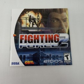 Fighting Force 2 (Sega Dreamcast) Disc, Case, & Manual