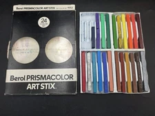 Vintage Berol Prismacolor Art Stix Set #1953  22 Colors (Missing 2)