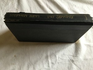 Stephen King “Pet Semetary” 1983 No Loose Pages Clean Binding Little Loose Fair